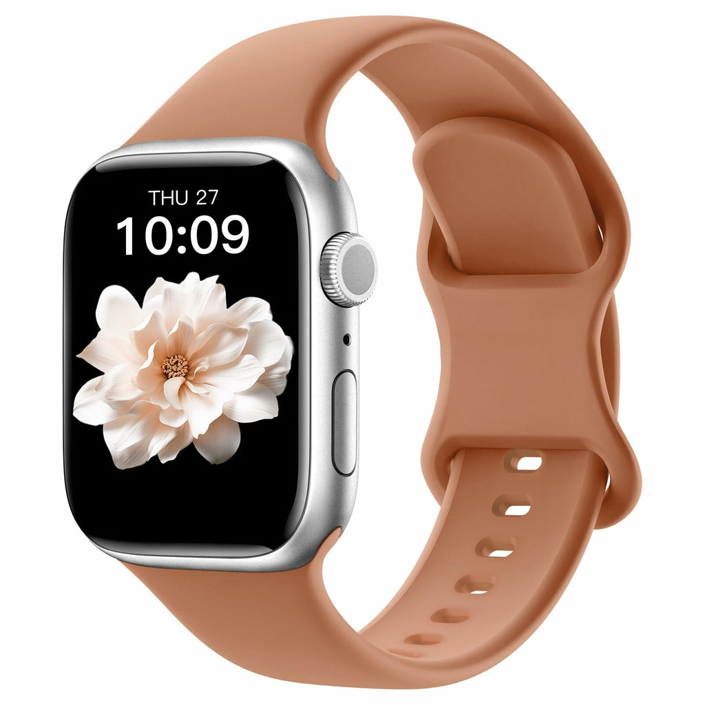 Sunnywoo Hot Pink Sport Bands for Apple Watch 38-49mm Soft Silicone