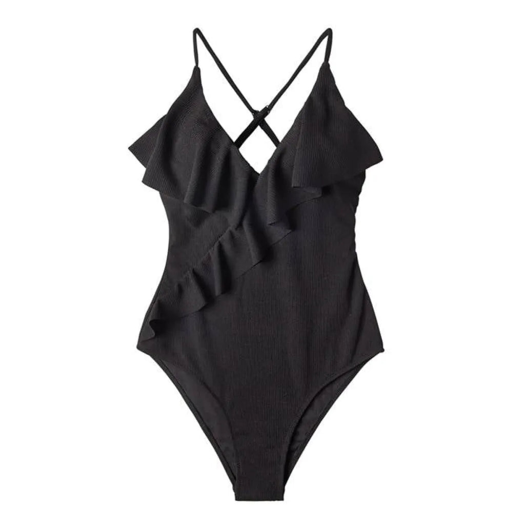 Ruffled One Piece Swimsuits