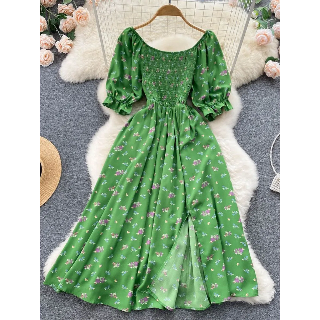 Puff Sleeve Party Dress