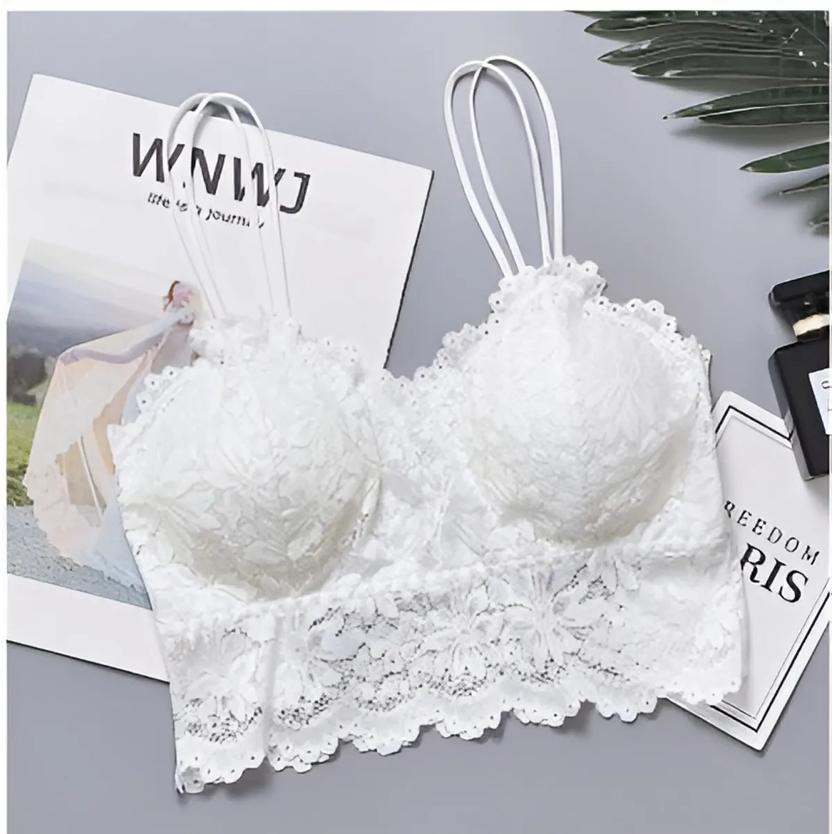 Lace V Neck Bralette