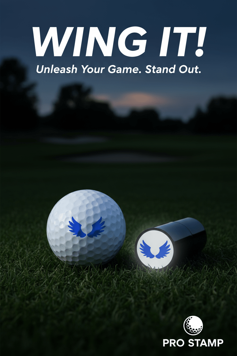 Quick-Dry Golf Ball Stamper