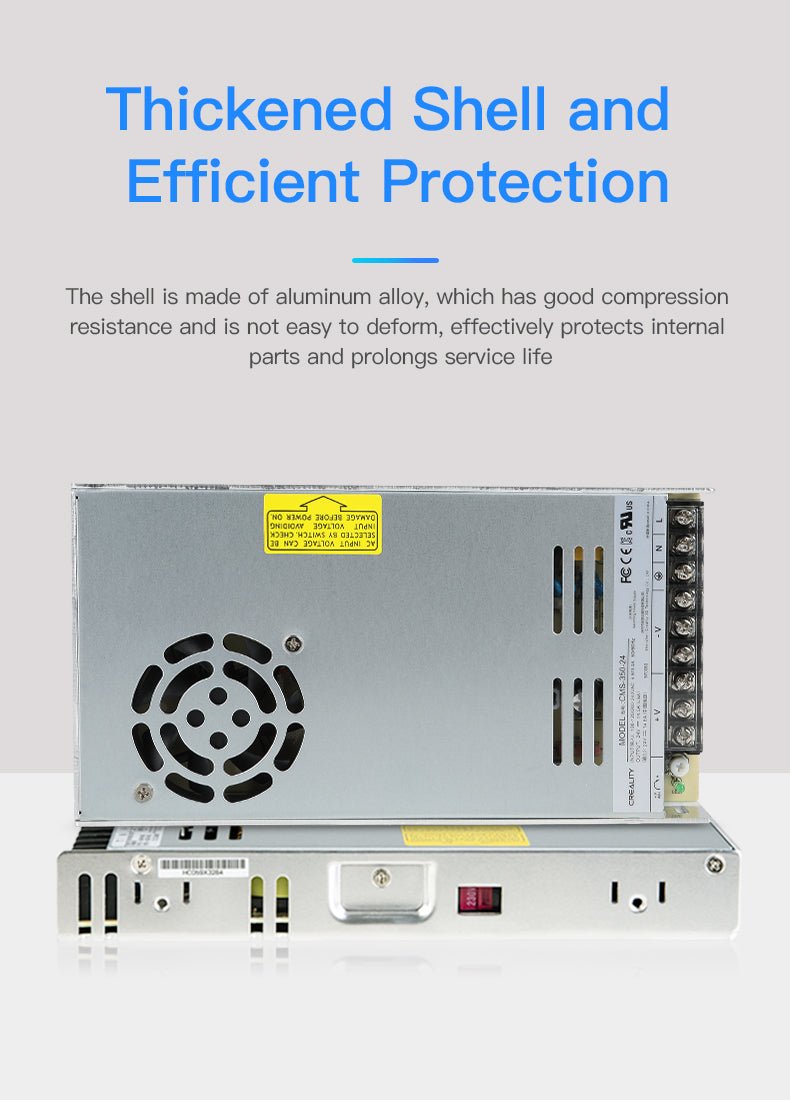 Creality CLS49-350-24 Power Supply for 3D Printers – Ender & CR Series Compatible
