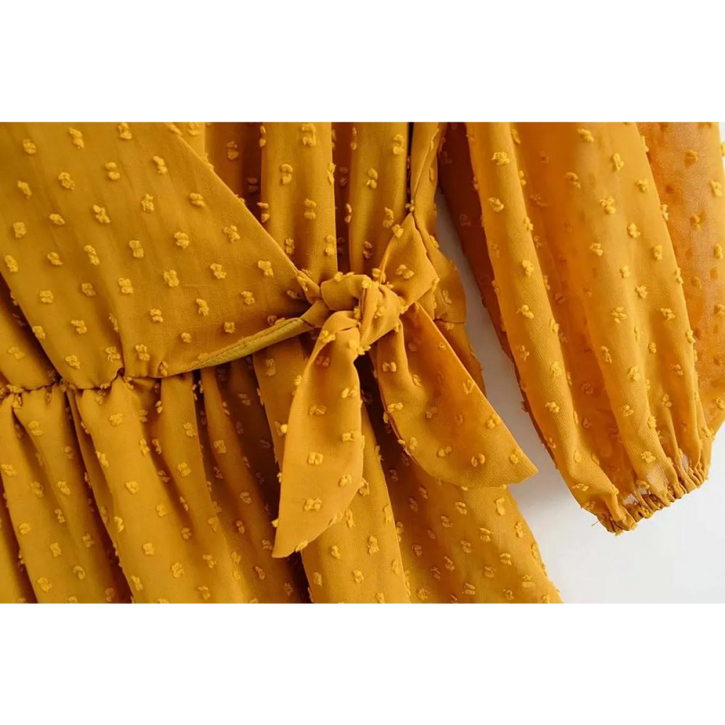 Korean Ruffle Mini Dress