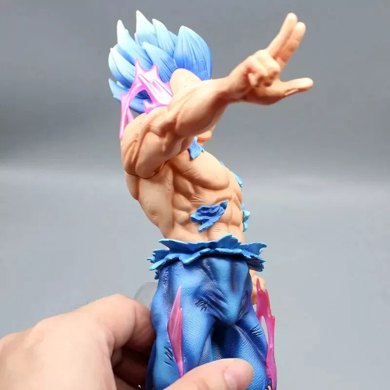 Vegeta Ultra Ego and Super Saiyan Blue Swappable Heads Anime Figure, Dragon Ball Z Action Figurines