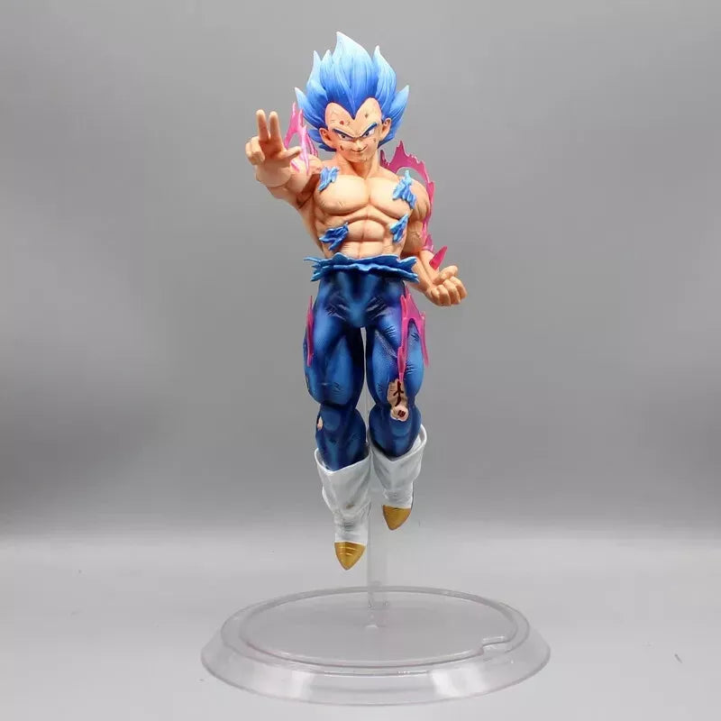 Vegeta Ultra Ego and Super Saiyan Blue Swappable Heads Anime Figure, Dragon Ball Z Action Figurines