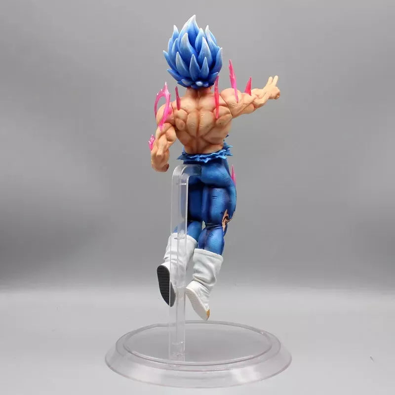 Vegeta Ultra Ego and Super Saiyan Blue Swappable Heads Anime Figure, Dragon Ball Z Action Figurines