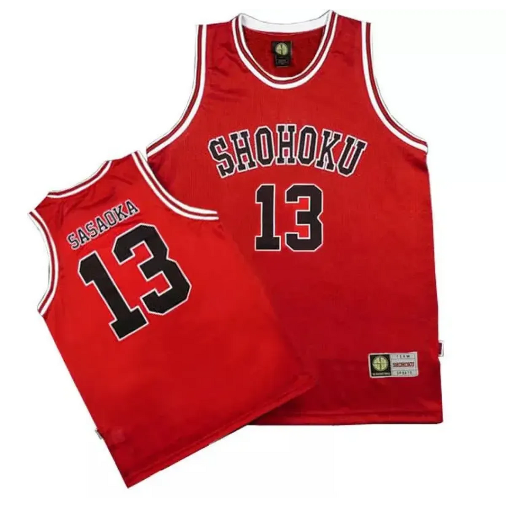 Shohoku Basketball Team Jersey - Sakuragi Hanamichi, Rukawa