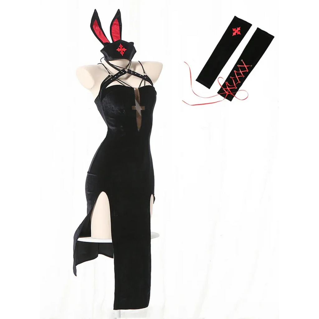 Seductive Nurse Fantasy Costume Set