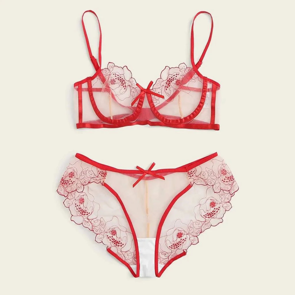 Sexy Transparent Lingerie Set
