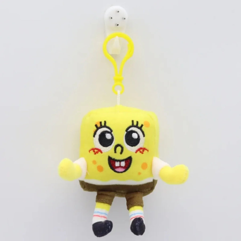 SpongeBob Plush Set – 8/4 Inch Cute Cartoon Character Bag Charms & Gifts