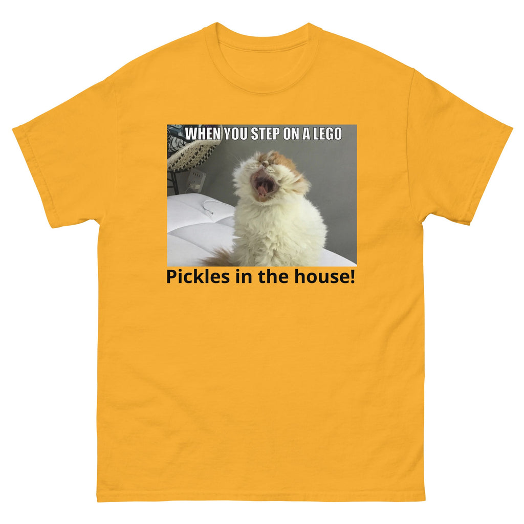 Pickles in the house - Lego stomping - Unisex classic tee