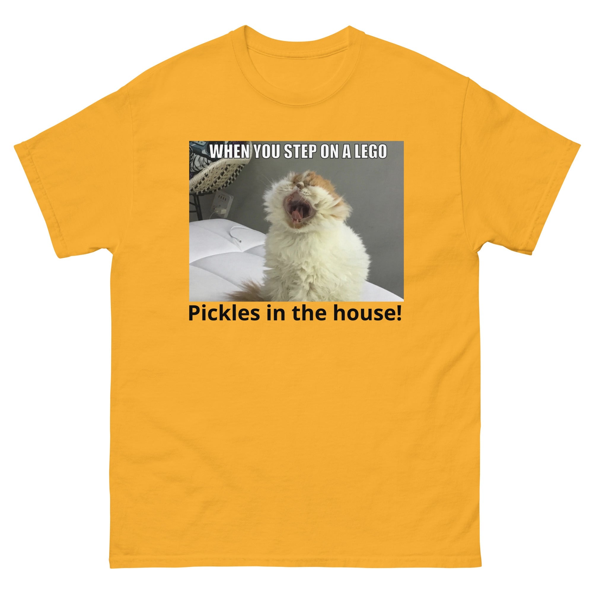 Pickles in the house - Lego stomping - Unisex classic tee