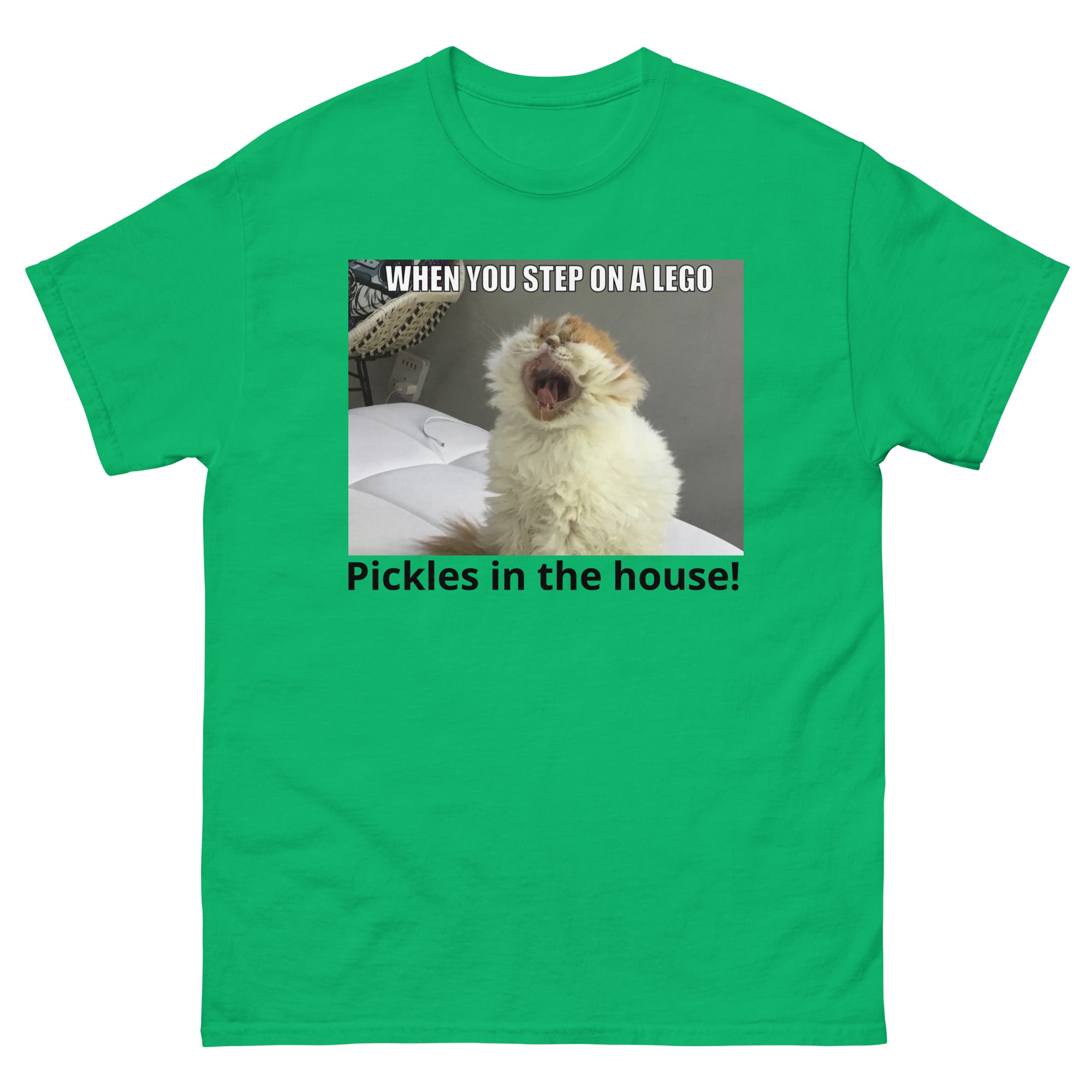 Pickles in the house - Lego stomping - Unisex classic tee