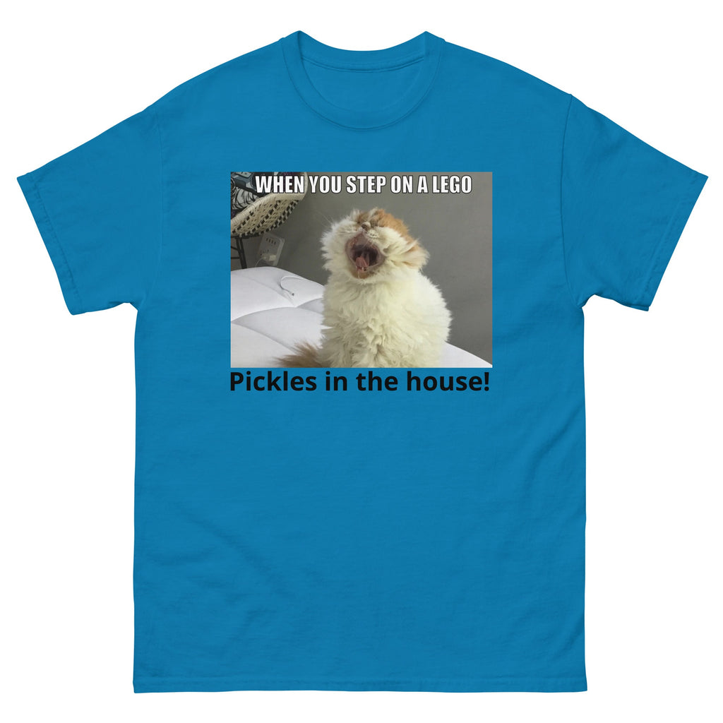Pickles in the house - Lego stomping - Unisex classic tee