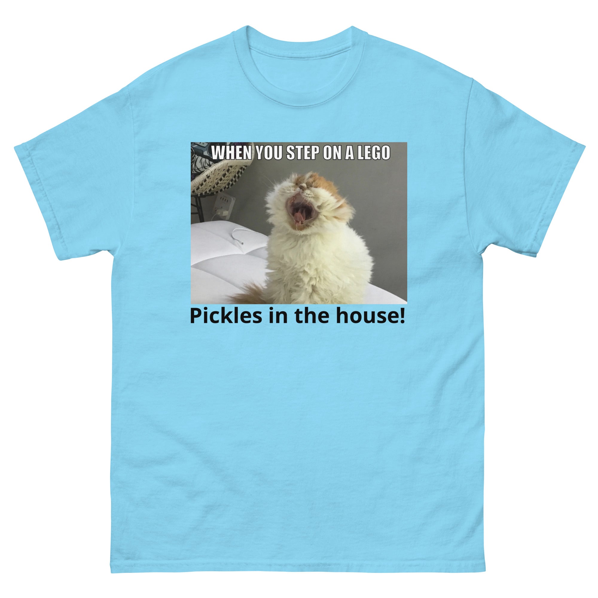 Pickles in the house - Lego stomping - Unisex classic tee