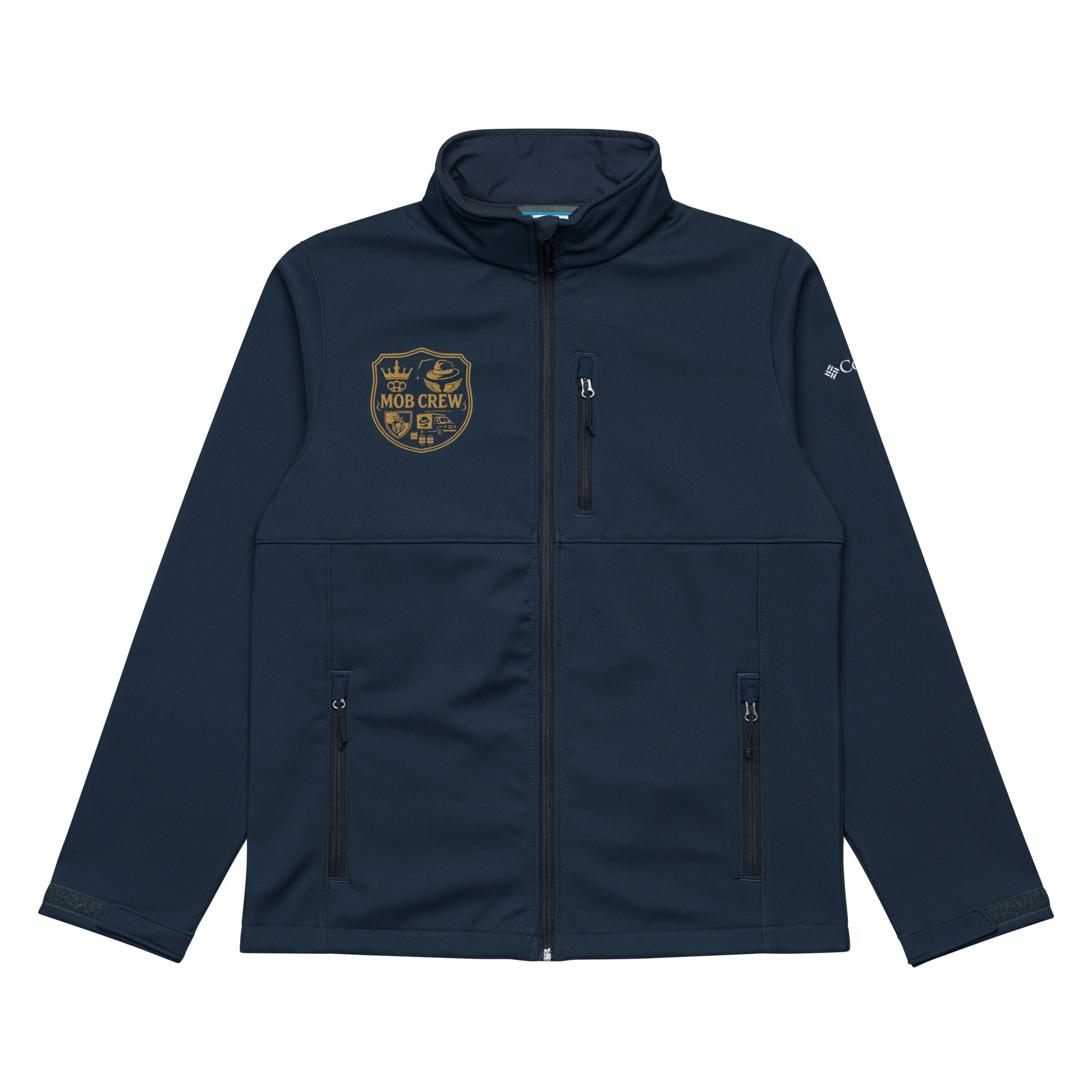 Mob Crew Columbia Jacket - Soft Shell Performance with Stylish Crest