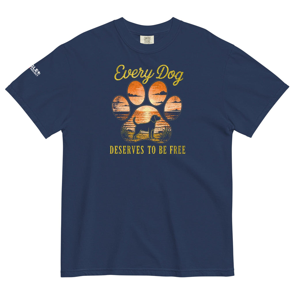 Free Western Paw Pigment Dyed Uni T (All Profit Donated)