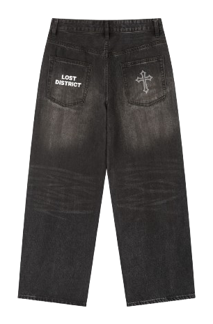 Lost District Vintage Wash Denim Jeans